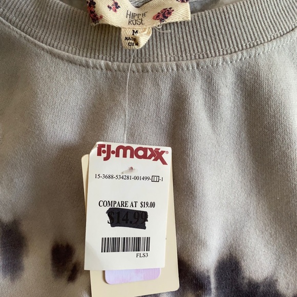 Tie dye crop top crew neck - Picture 5 of 5